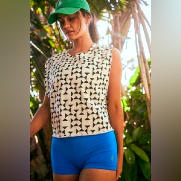 Free People  Movement Boxy Geometric Tank Top - Picture 3 of 7